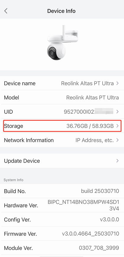 storage option