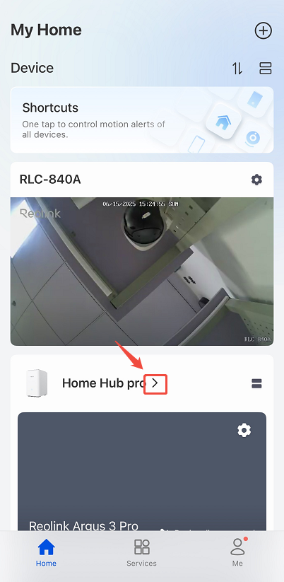 hub settings icon