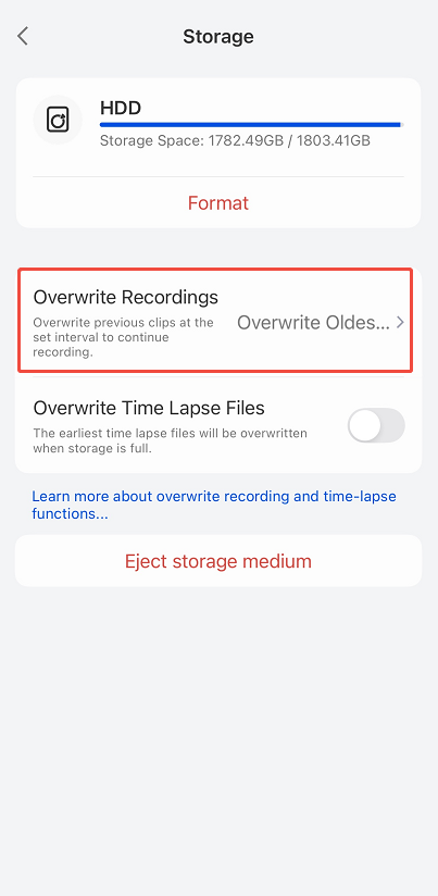 hub overwrite