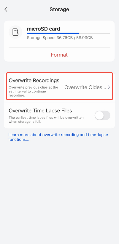 overwrite APP