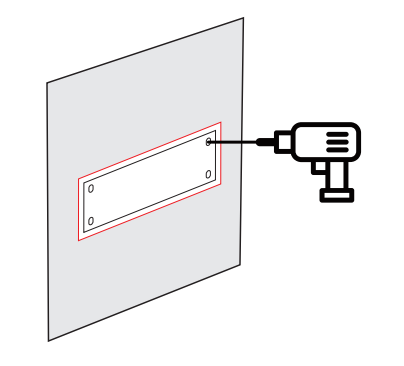 drill holes