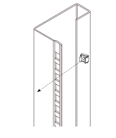 cage nuts rack