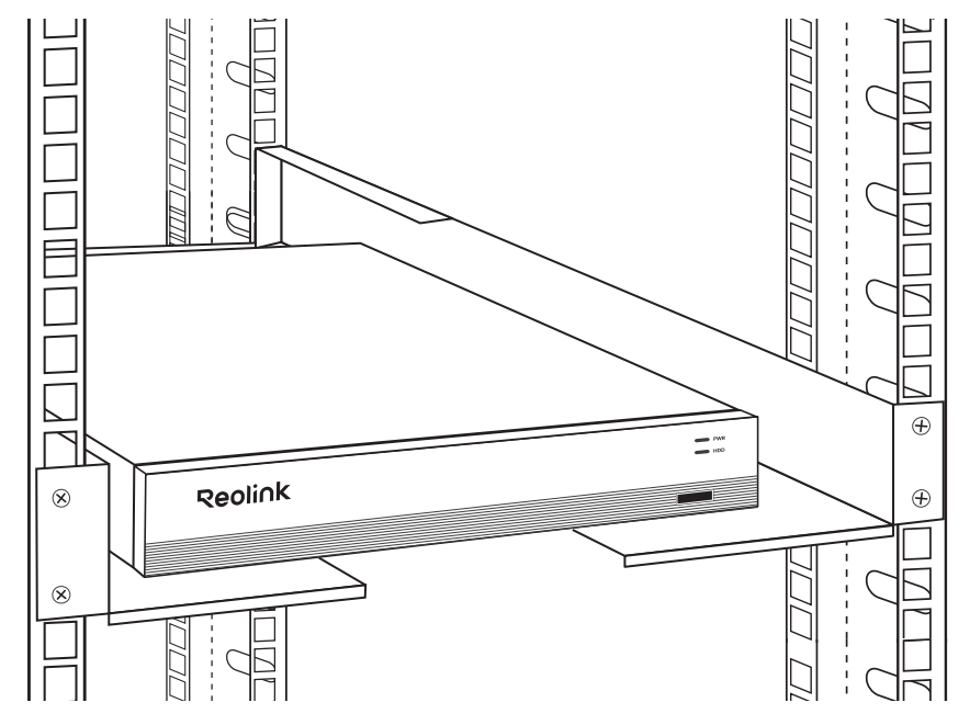 place NVR rack