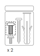 bracket mounting screws