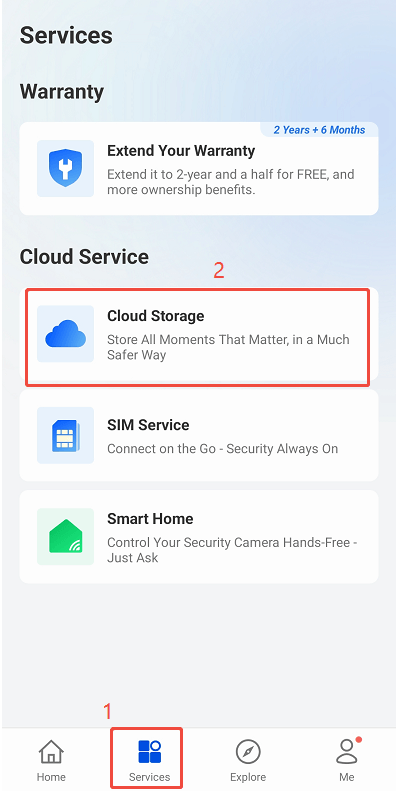 cloud service