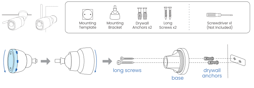 ceiling and wall mount
