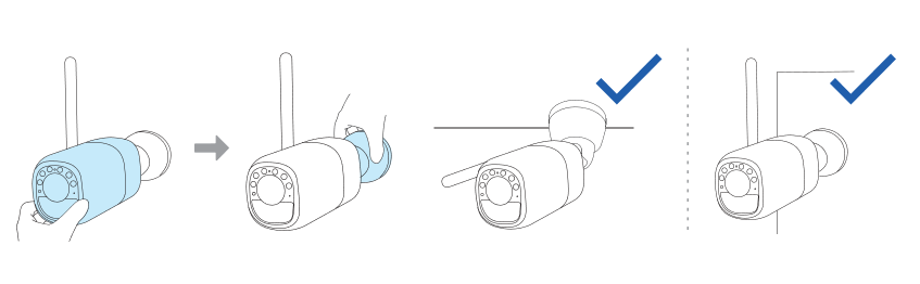 ceiling and wall mount effect