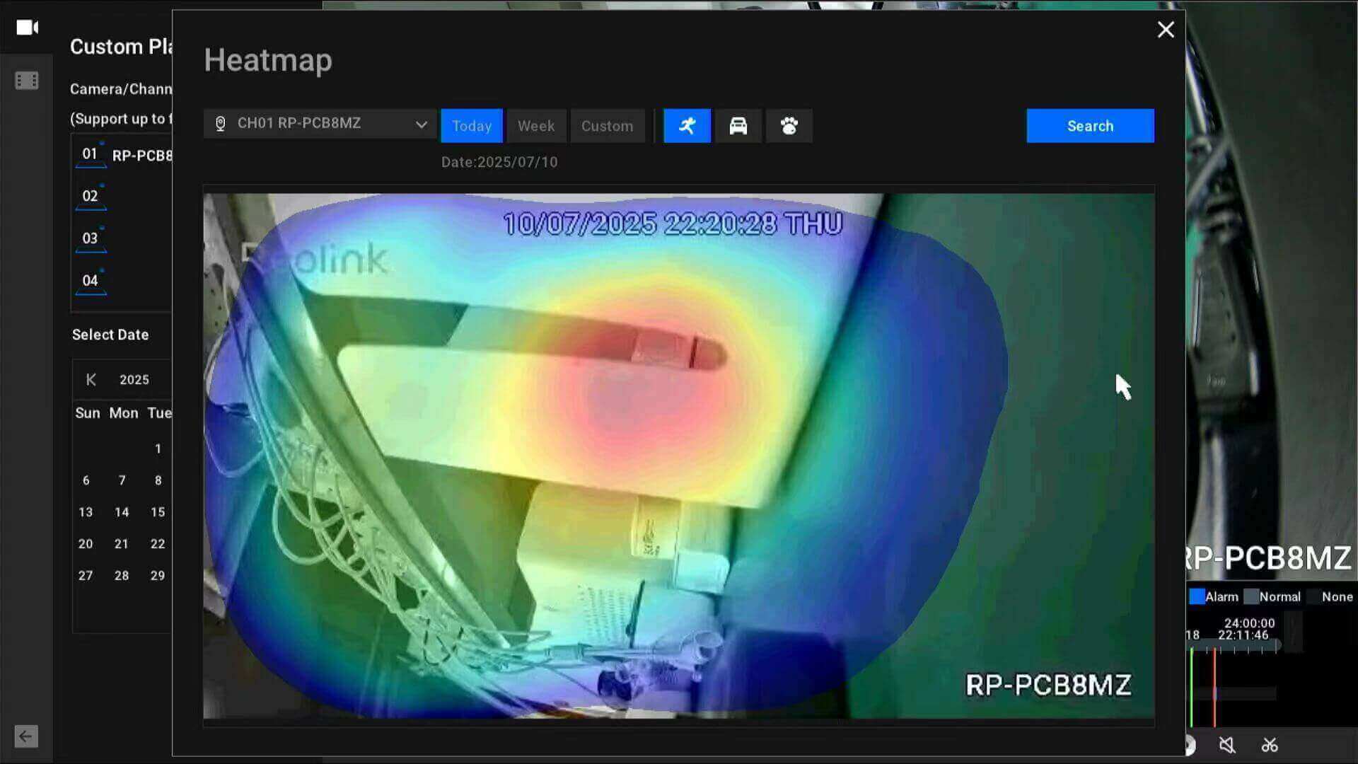 heatmap NVR