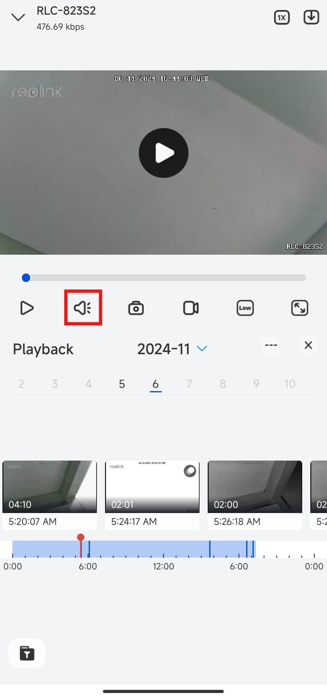 playback audio