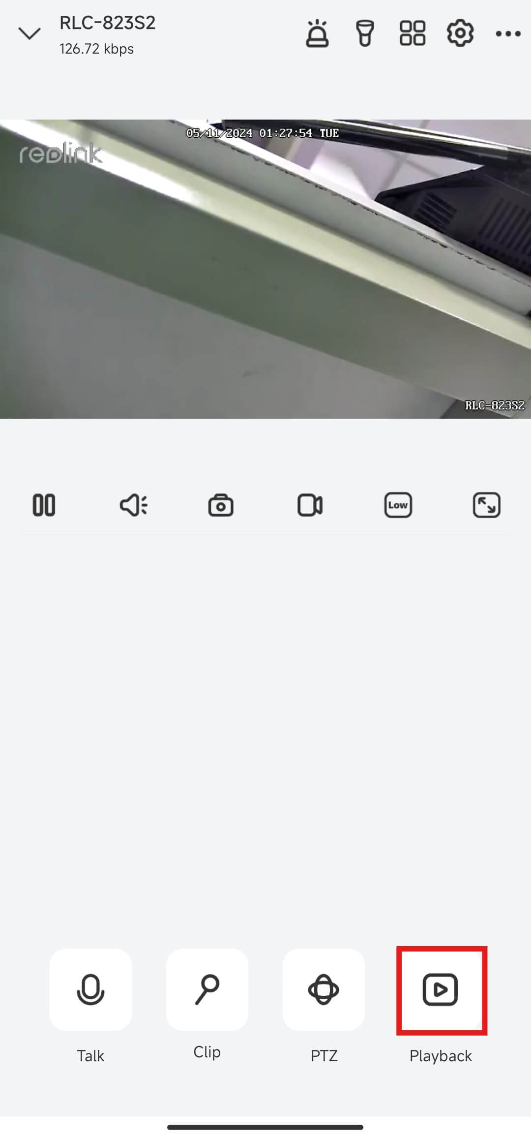 live view page