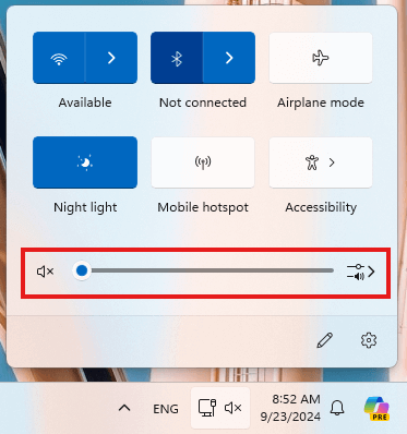 computer volume