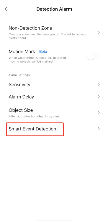 smart event detection