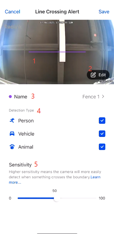 settings option line