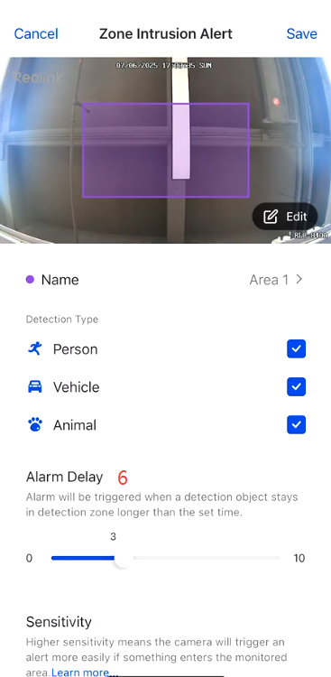 settings option zone