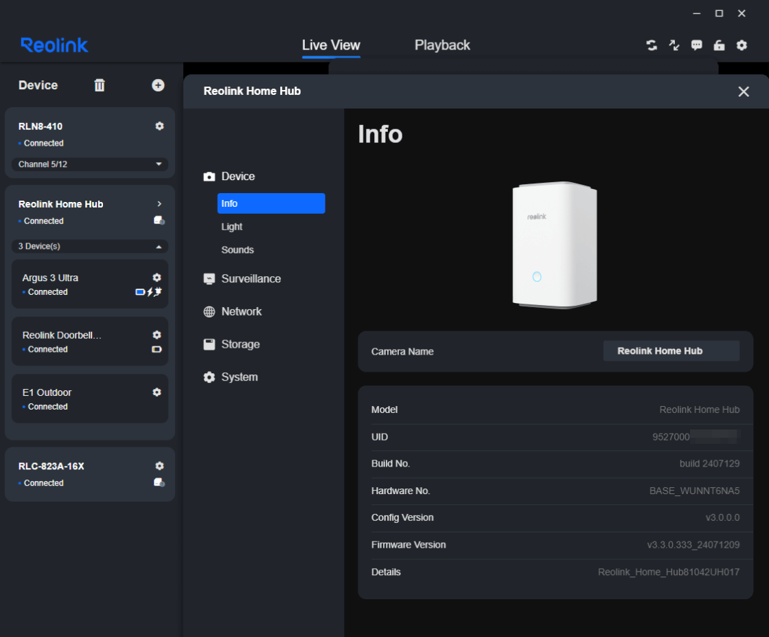 system info hub