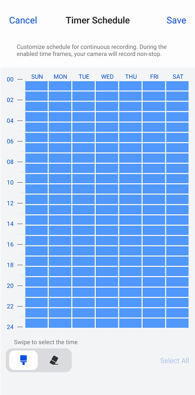 timer recording