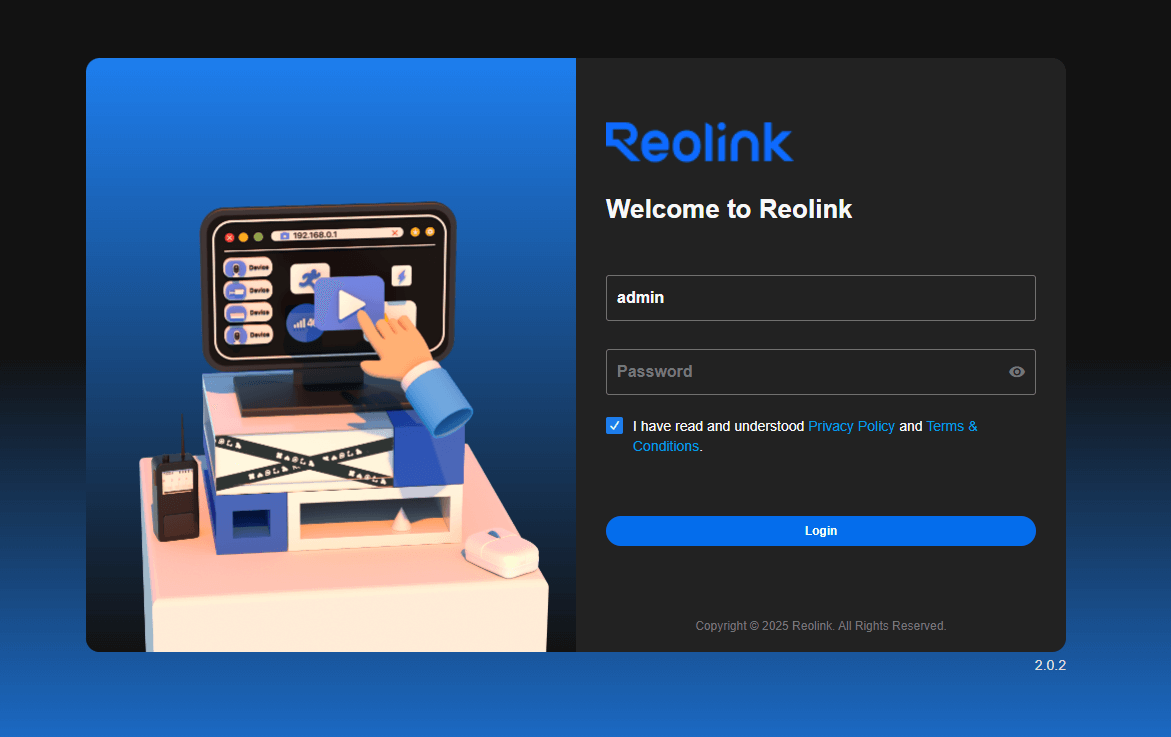 NVR web（new UI）