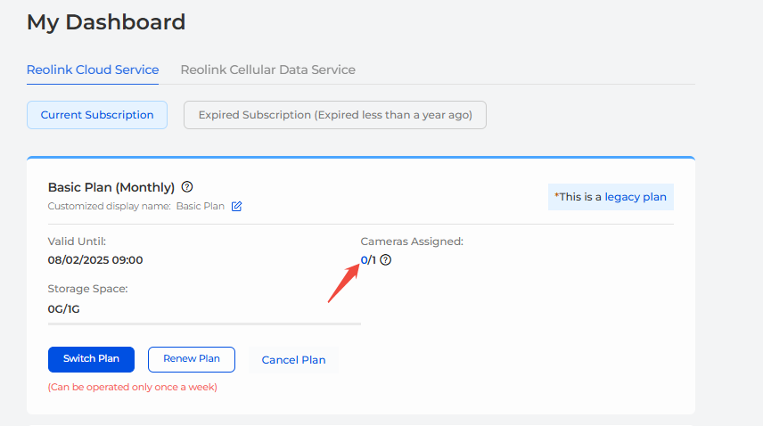 link batch camera to cloud