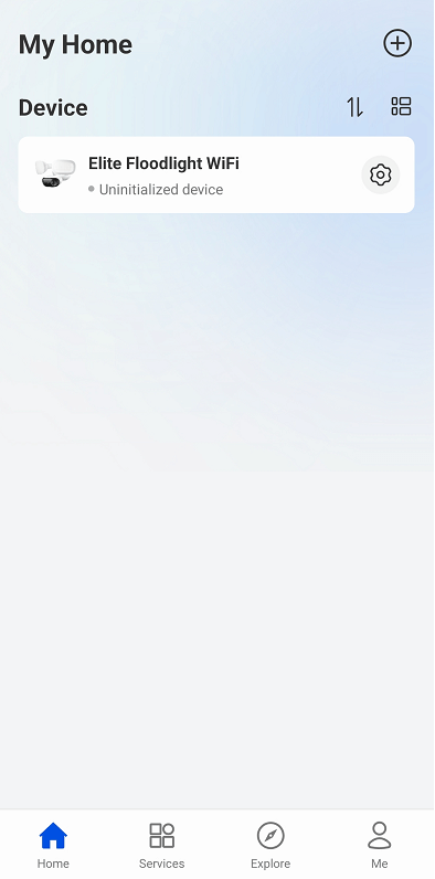 uninitialized device