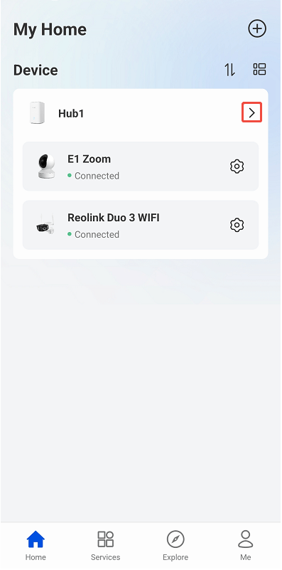 hub settings