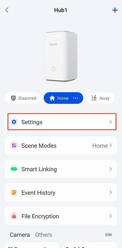 setting option