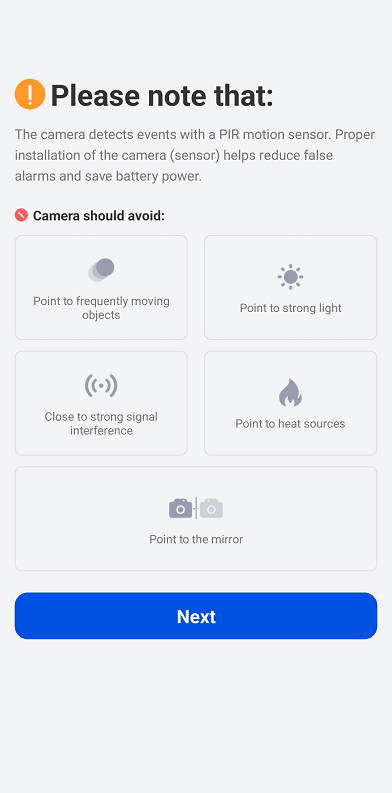 please note that 4G cam