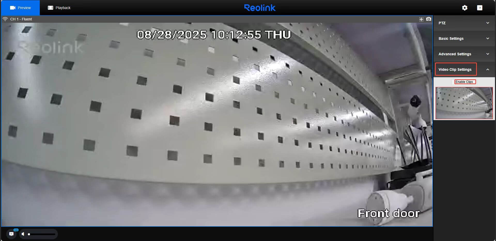 enable clip