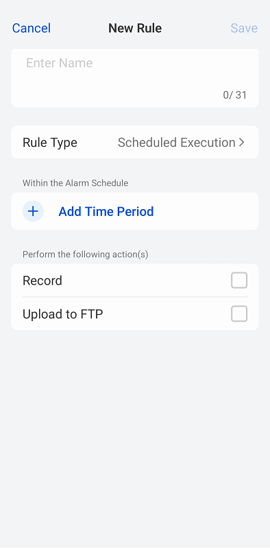 scheduled execution