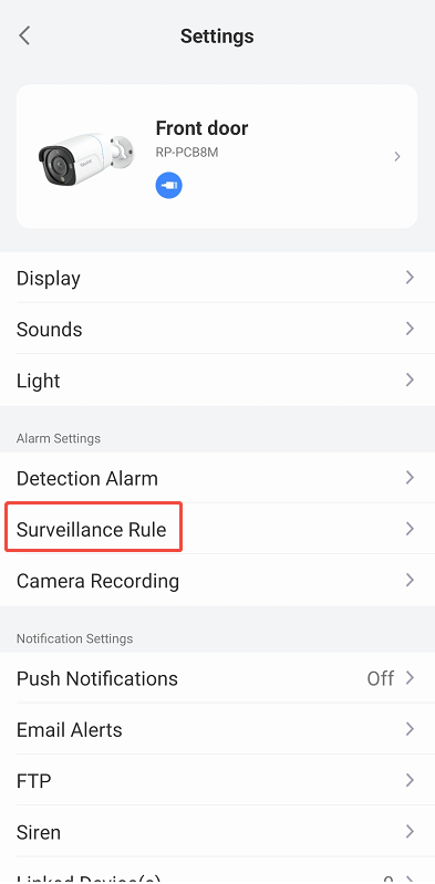 surveillance rule