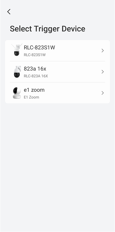 select trigger device