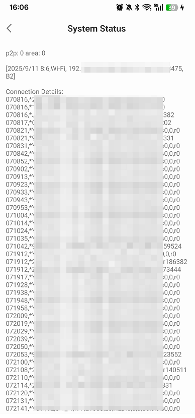 system status