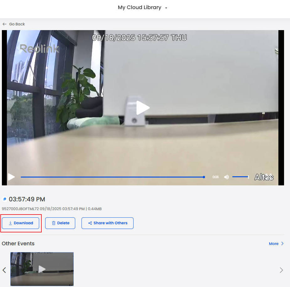 download screen on web cloud