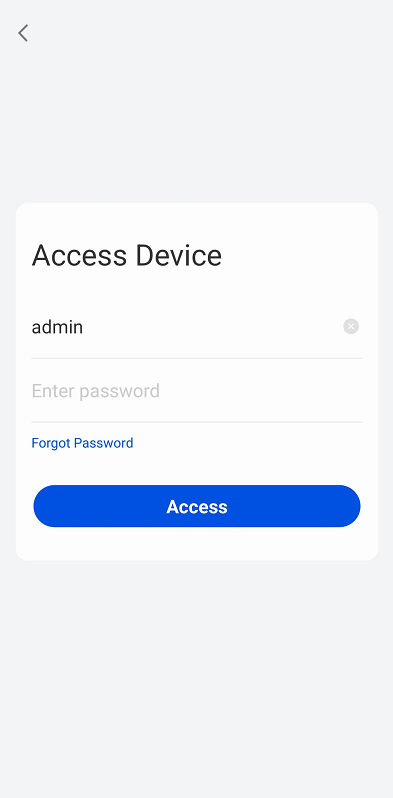 input password
