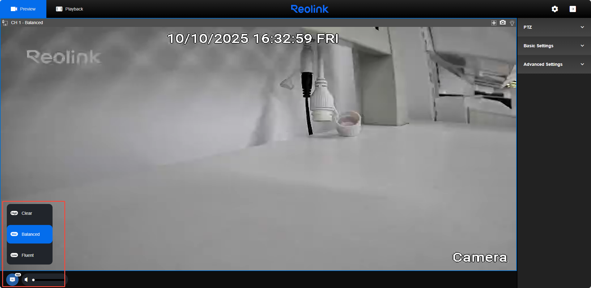 web change stream mode