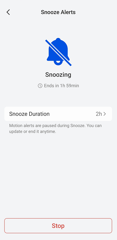 stop snooze