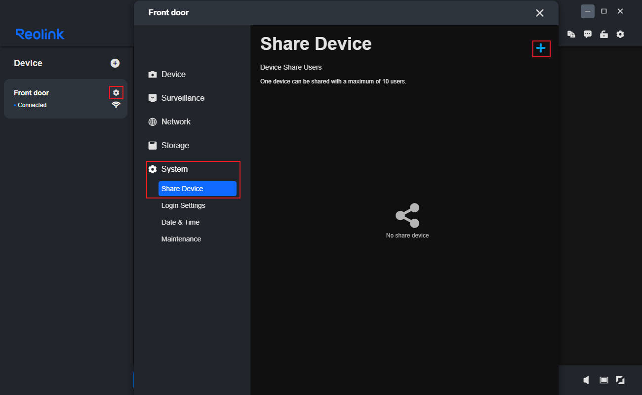 share client