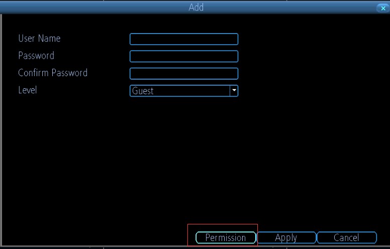 user name and password on old ui