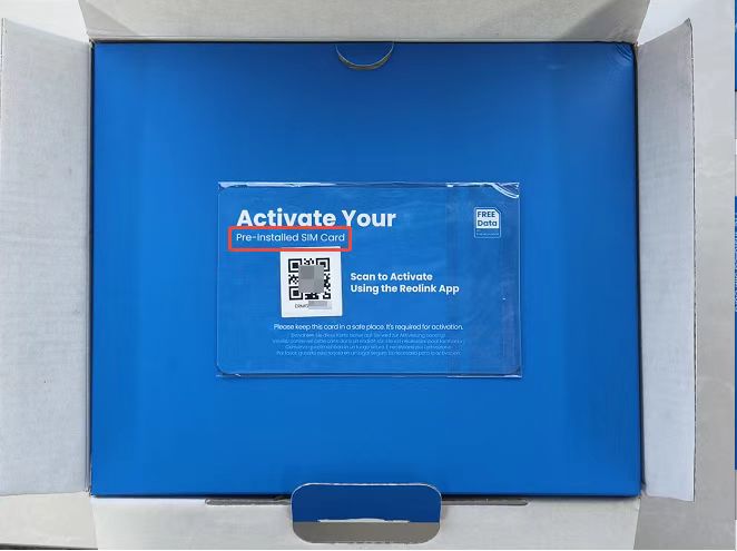 pre-installed sim card