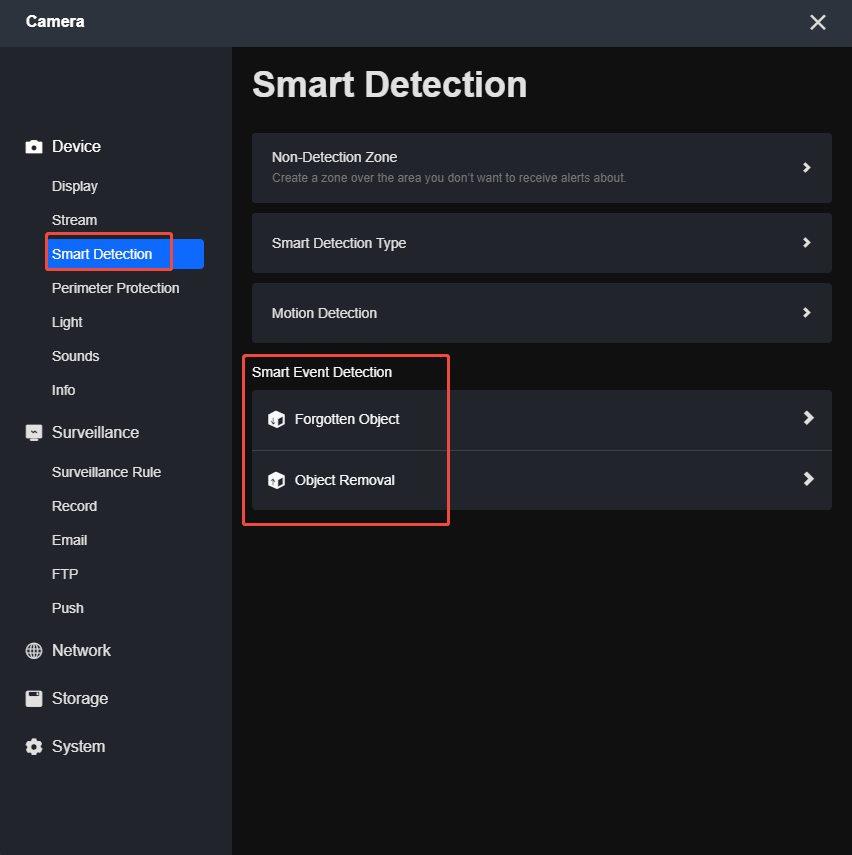 smart event detection
