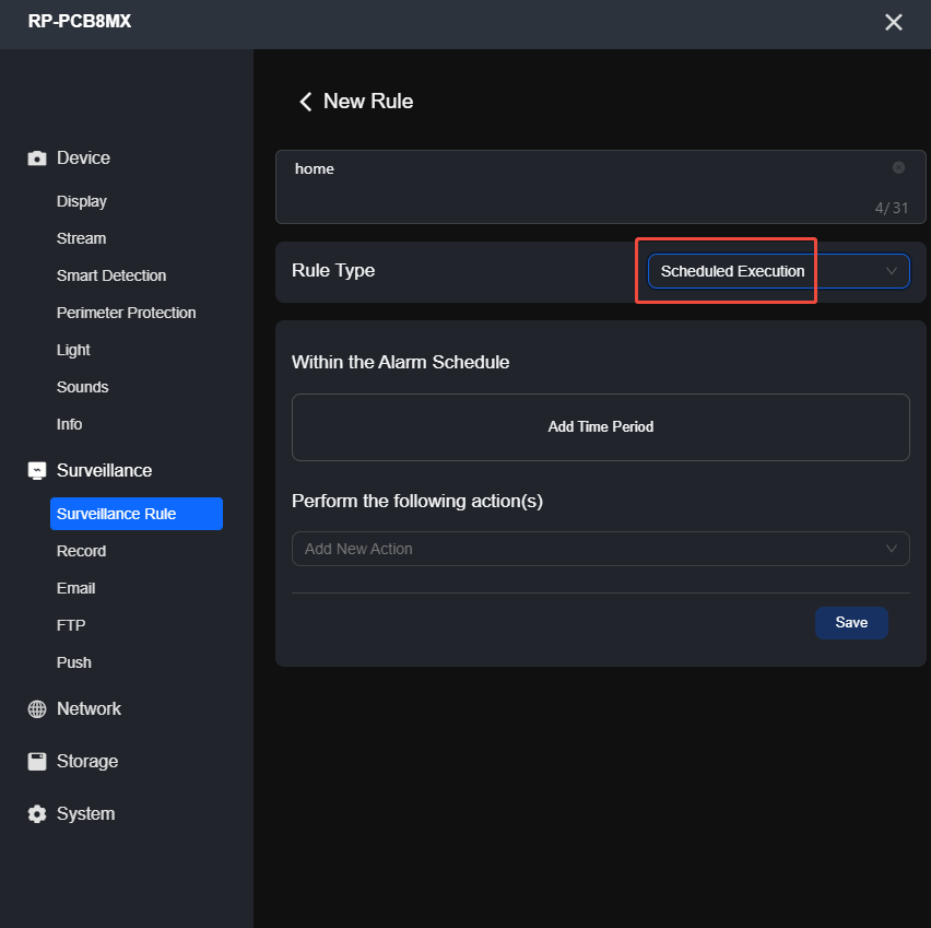 scheduled execution client