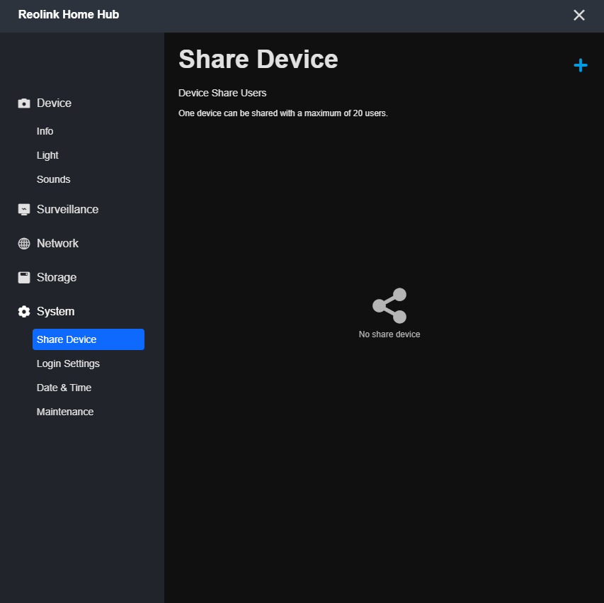 share device client hub