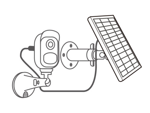 charge with solar panel Argus 2