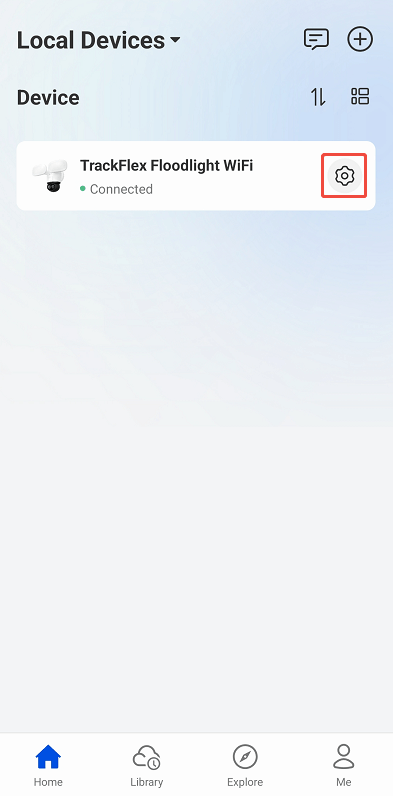 trackflex settings icon