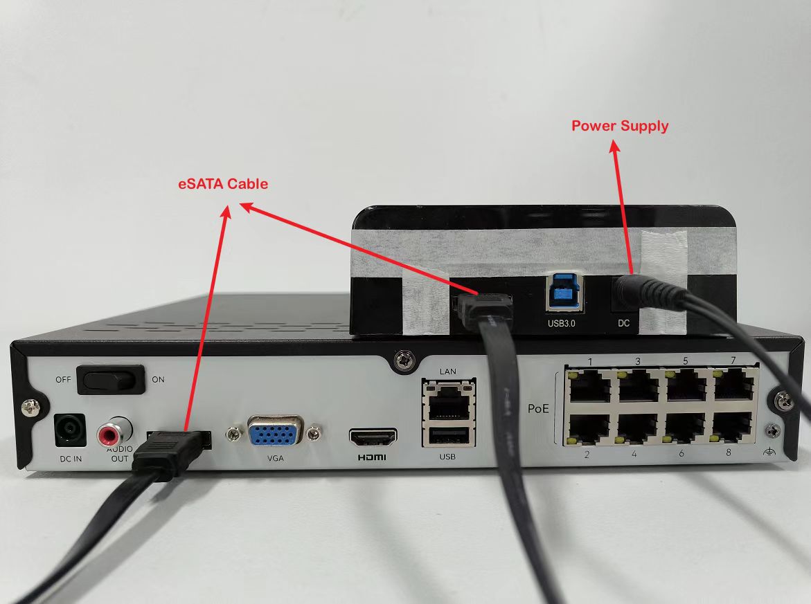 esata cable power supply