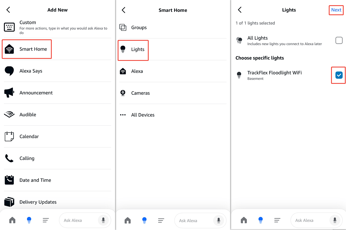 smart home and lights