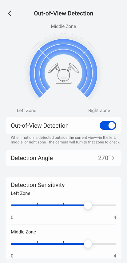 out-of-view detection