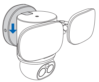 Lock into the Mounting Plate--wall