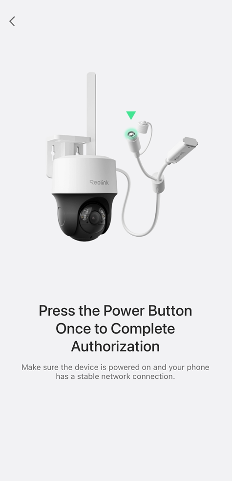 Press the Power button once