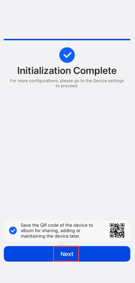 Initialization complete