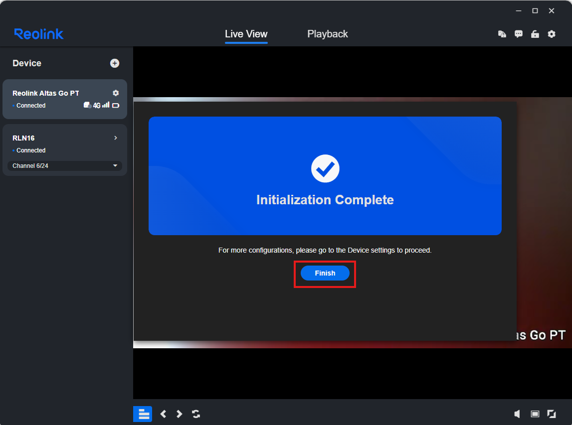 Initialisation is complete